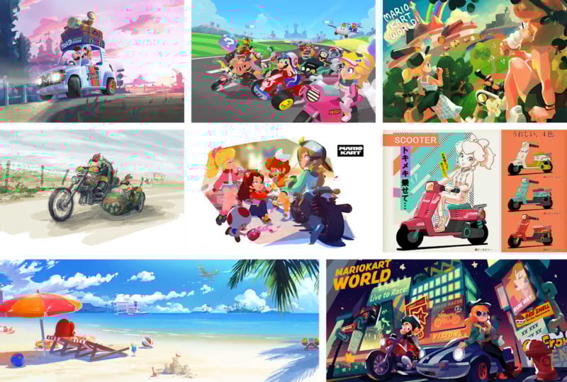 mario kart world switch 2 development 2020 resolution framerate